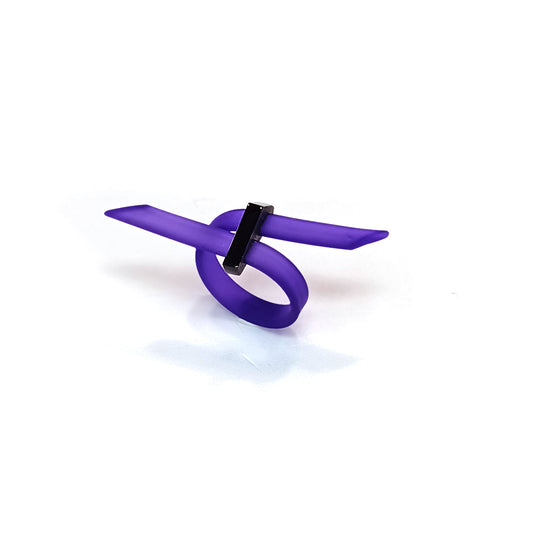 SANAGA adjustable ring Violet