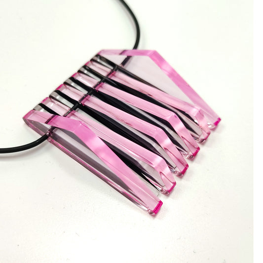 SIGMA pendentif Rose poudré [CRYSTAL PALACE]