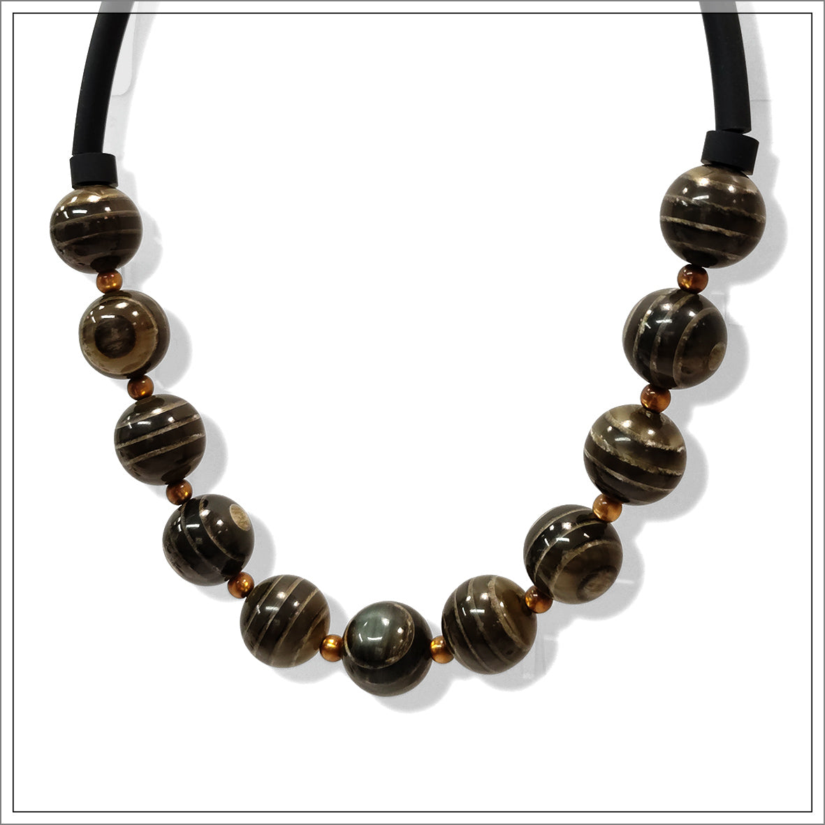 SONORA resin beads necklace Desert Stone