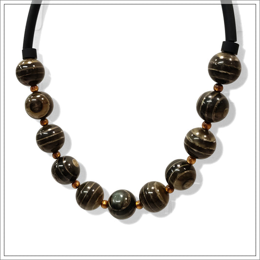 SONORA resin beads necklace Desert Stone