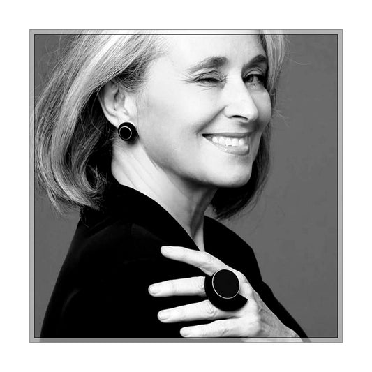 SUZAN bague Noir Noir