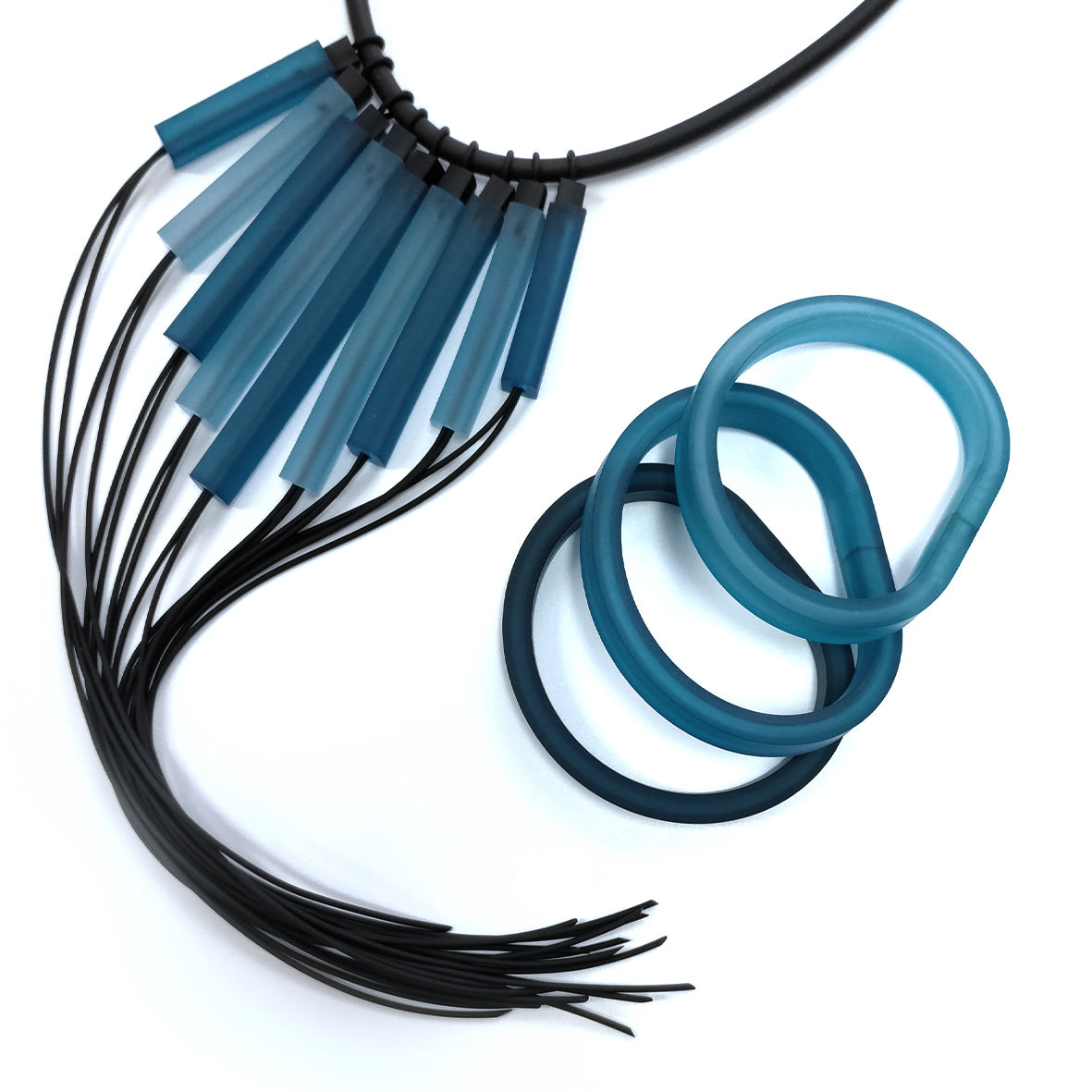 WANAKA collier + DRIM°TRIO LOT Turquoise