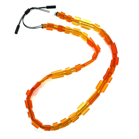 YALTA long necklace Orange Sun
