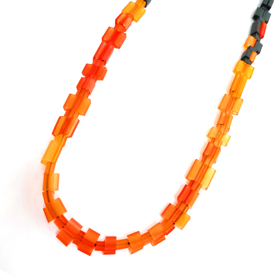 YALTA long necklace Orange Sun