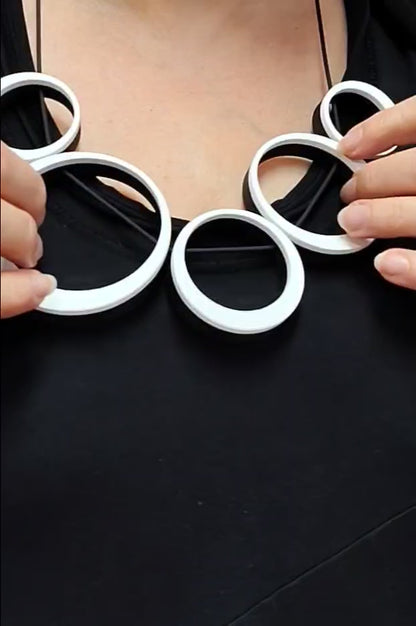 ORELIA reversible & adjustable necklace BAUHAUS line