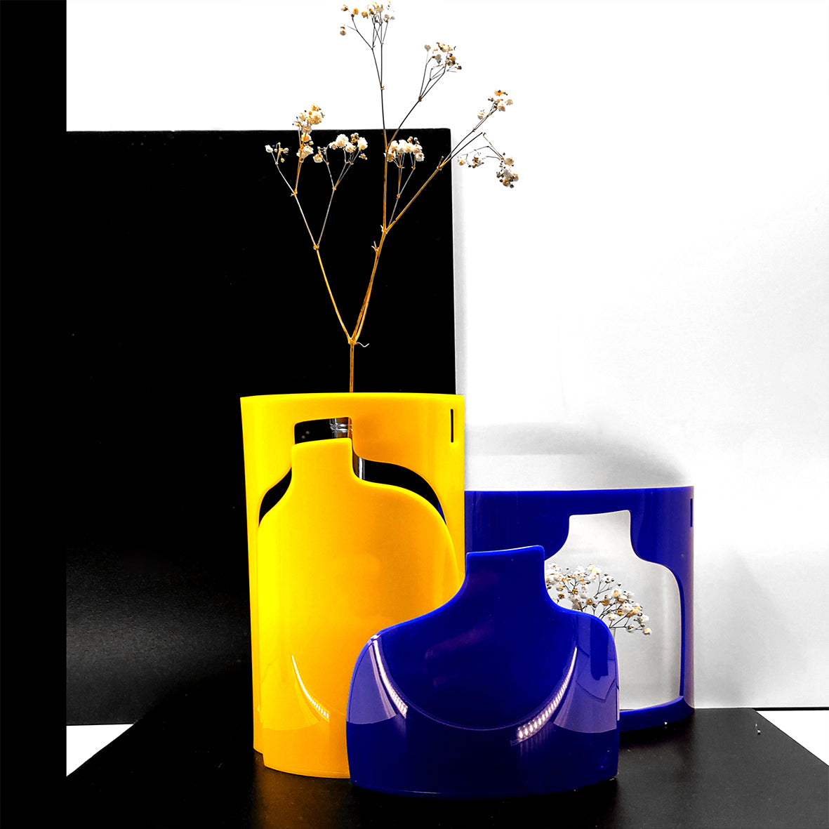 ANTA-ODELI °SOLO decorative object. 1 set - L - Yellow