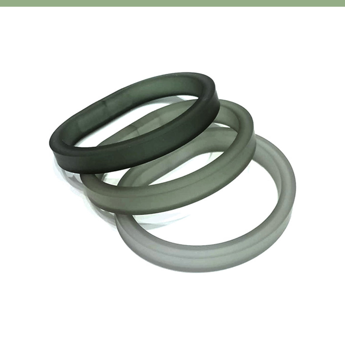 Drim Trio set of 3 rubber bracelets | 8 colors available