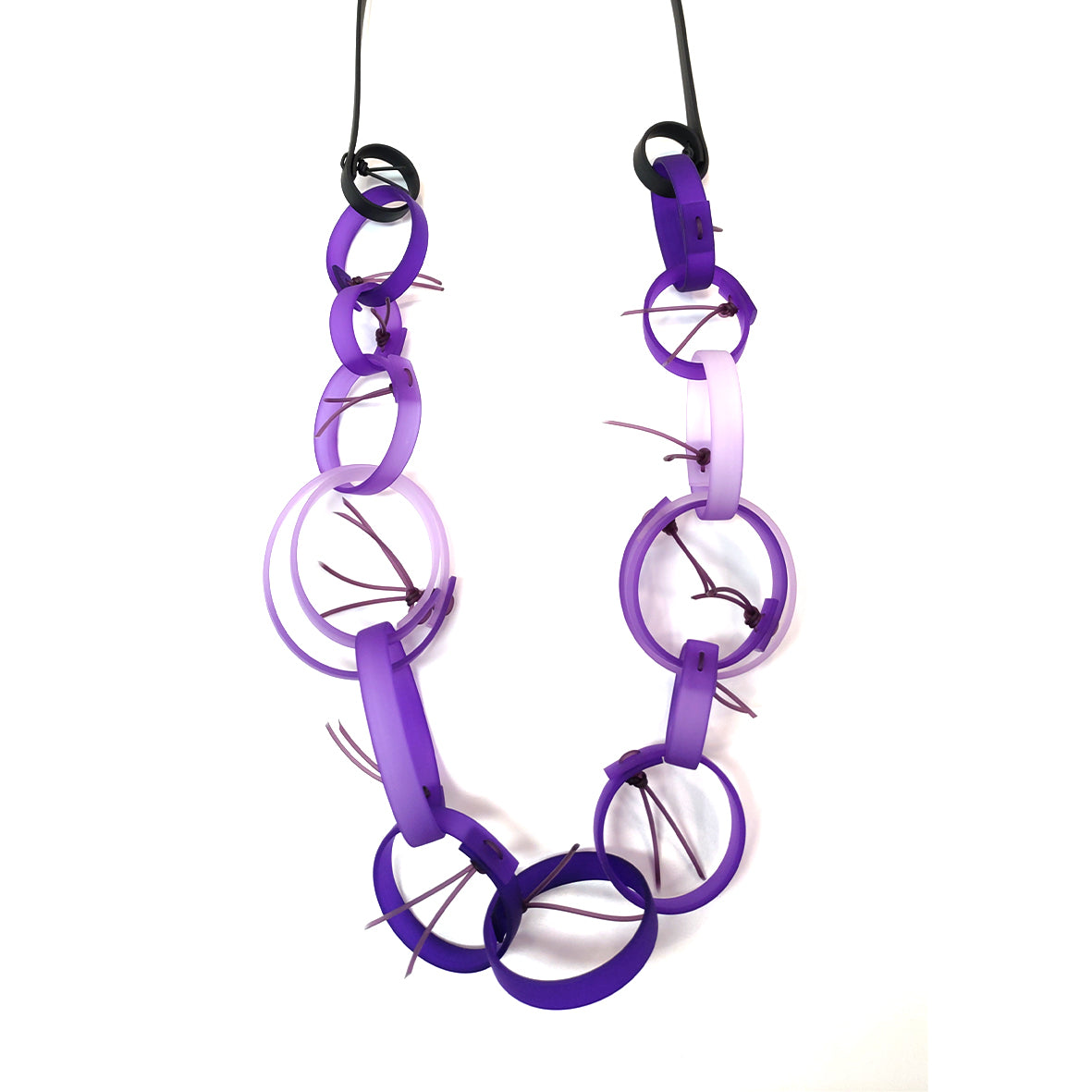 RITA long necklace Purple Violet