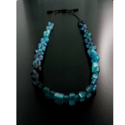 YALTA long necklace Turquoise Peacock